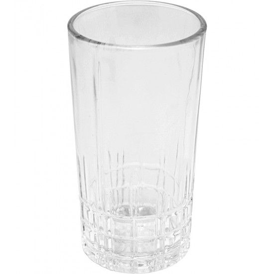 Jogo 6 Copos 370ML 14,5cm Calcuta Cristal Ecológico Lyor